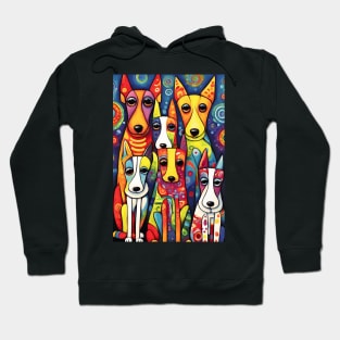 Playful Pup in a Whimsical World Hoodie